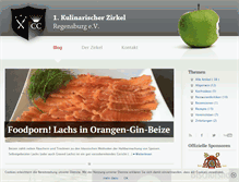 Tablet Screenshot of kulinarischerzirkel.de